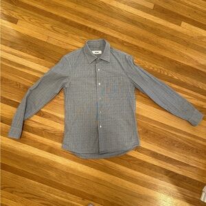 Small Buck Mason Black and White Button-Up Shirt